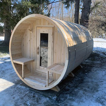 Leisurecraft CT Serenity Barrel Sauna High Quality Outdoor Sauna