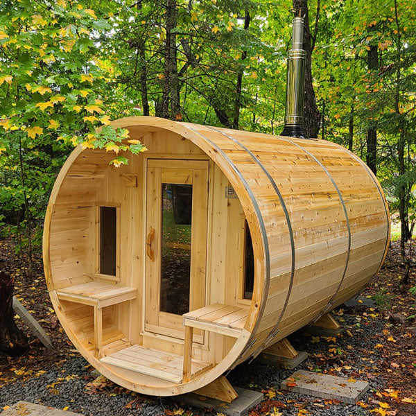 Leisurecraft CT Tranquility Barrel Sauna High Quality Outdoor Sauna