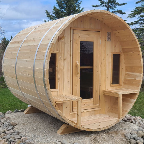 Leisurecraft CT Tranquility Barrel Sauna High Quality Outdoor Sauna