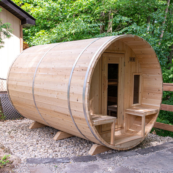 Leisurecraft CT Tranquility Barrel Sauna High Quality Outdoor Sauna