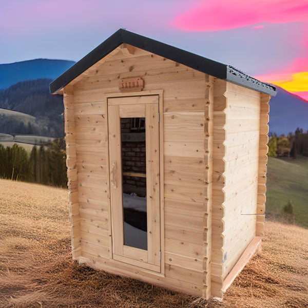 Leisurecraft CT Granby Cabin Sauna High Quality Outdoor Sauna