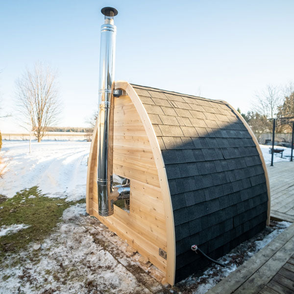 Leisurecraft CT MiniPOD Sauna High Quality Outdoor Sauna