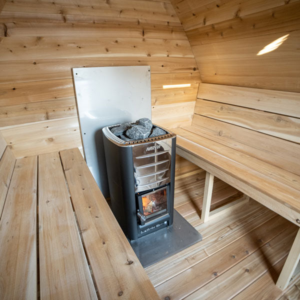 Leisurecraft CT MiniPOD Sauna High Quality Outdoor Sauna