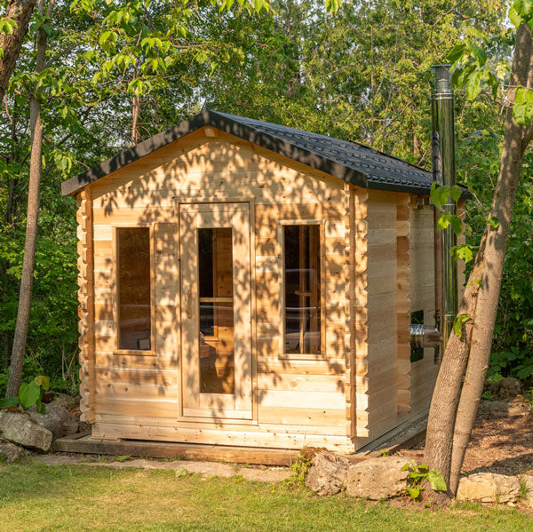 Leisurecraft CT Georgian Cabin Sauna with Changeroom High Quality Sauna