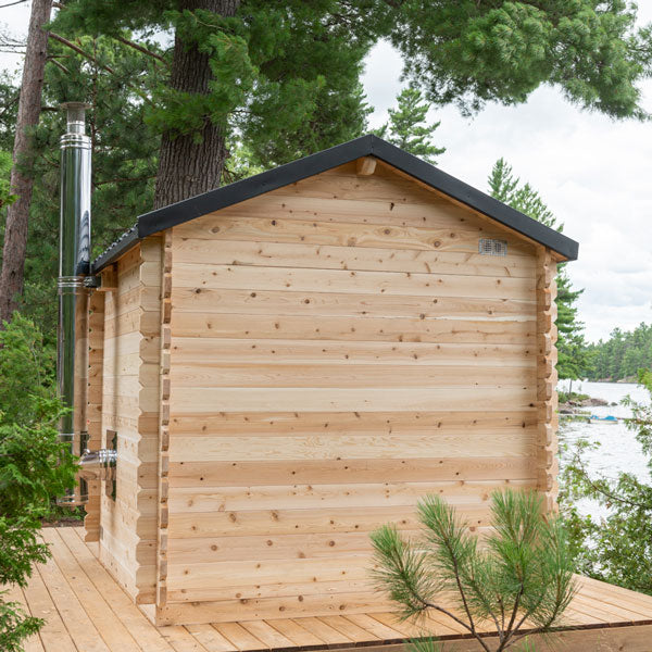 Leisurecraft CT Georgian Cabin Sauna with Porch