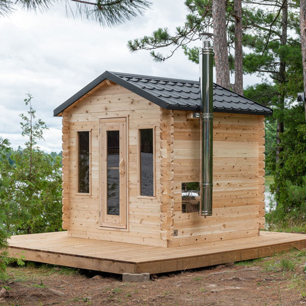 Leisurecraft CT Georgian Cabin Sauna High Quality Outdoor Saunas