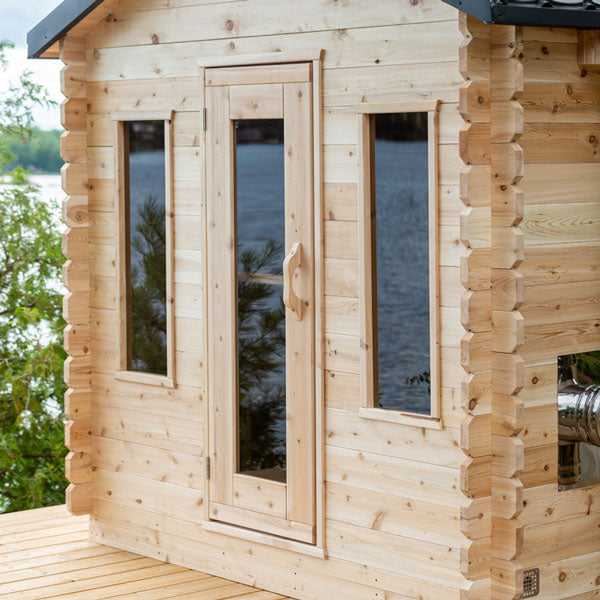 Leisurecraft CT Georgian Cabin Sauna High Quality Outdoor Saunas