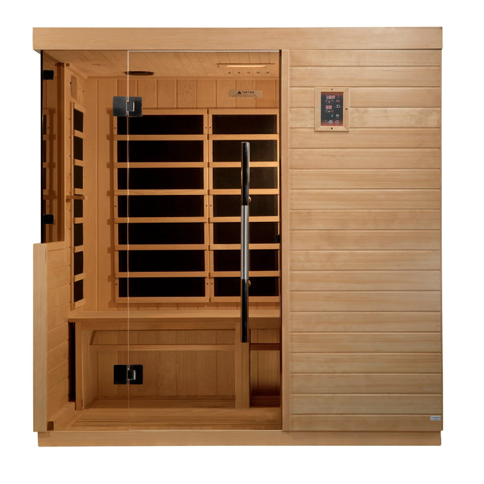 Golden Designs Ultra Low EMF Far Infrared Sauna, Bilbao 3 Person