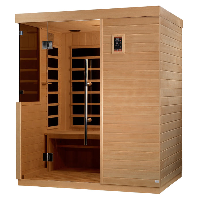 Golden Designs Ultra Low EMF Far Infrared Sauna, Bilbao 3 Person