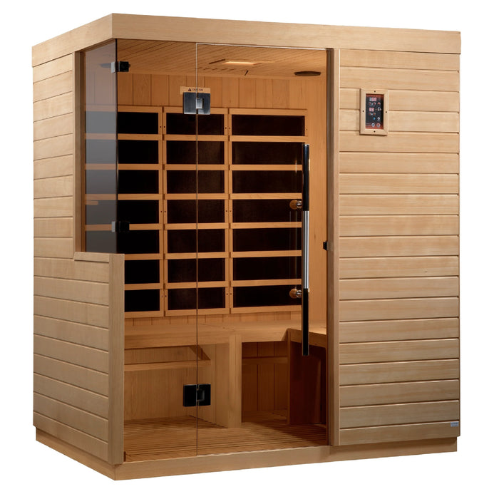 Golden Designs Ultra Low EMF Far Infrared Sauna, Bilbao 3 Person