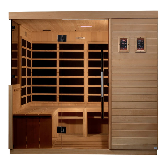 Golden Designs Ultra Low EMF Far Infrared Sauna, La Sagrada 6 Person