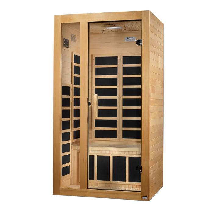 Golden Designs Low EMF Far Infrared Sauna, Gracia - 1-2 Person