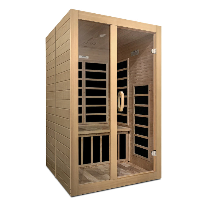 Golden Designs Low EMF Far Infrared Sauna Santiago - 2 Person