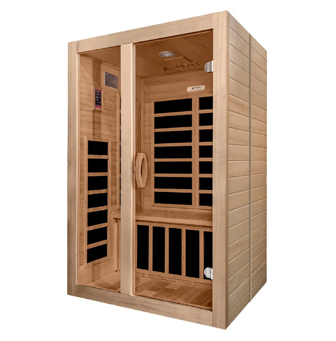 Golden Designs Low EMF Far Infrared Sauna Santiago - 2 Person