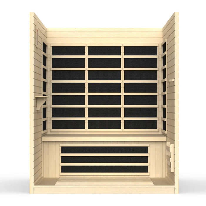 Golden Designs Ultra Low EMF Far Infrared Sauna, Vila 3 Person