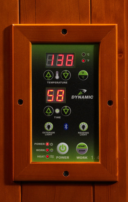 Dynamic Saunas Low EMF Far Infrared Sauna, DYN-6225-02 Heming Edition