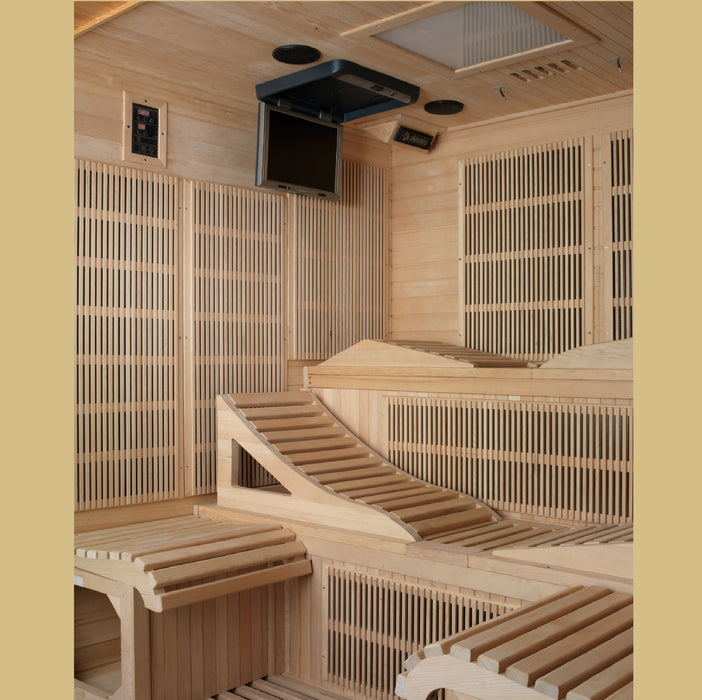 Golden Designs Infrared Indoor Sauna Near Zero EMF GDI-6996-01