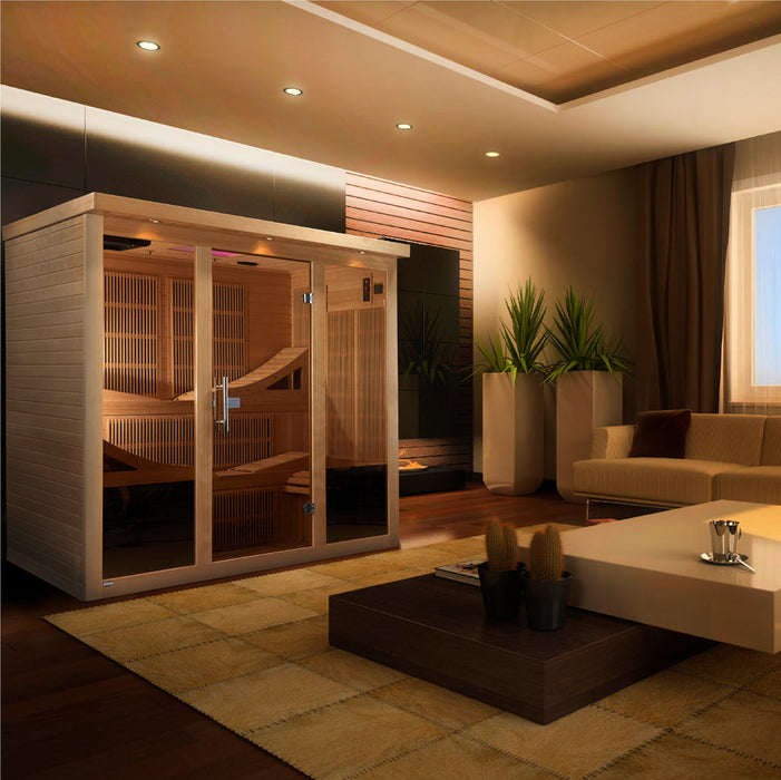 Golden Designs Infrared Indoor Sauna Near Zero EMF GDI-6996-01