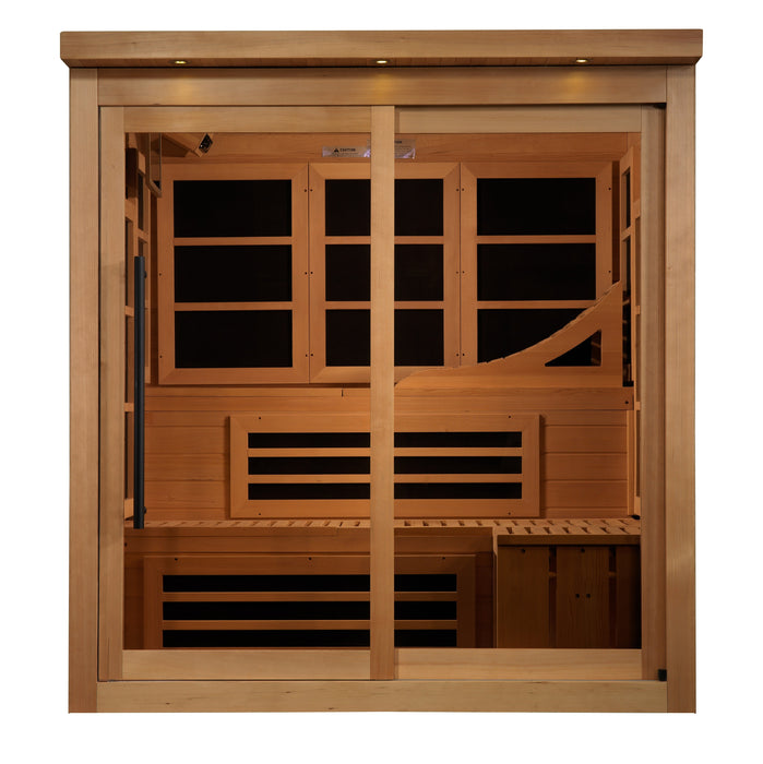 Golden Designs Infrared Indoor Sauna Near Zero EMF GDI-6996-02