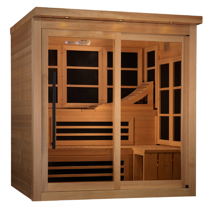 Golden Designs Infrared Indoor Sauna Near Zero EMF GDI-6996-02