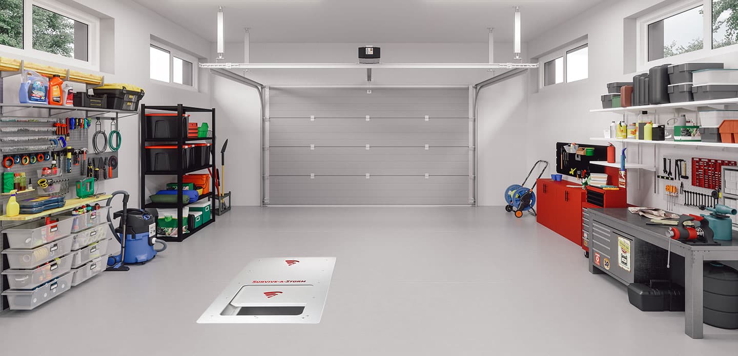 GarageCube Underground Garage Storm Shelter Tornado Shelter