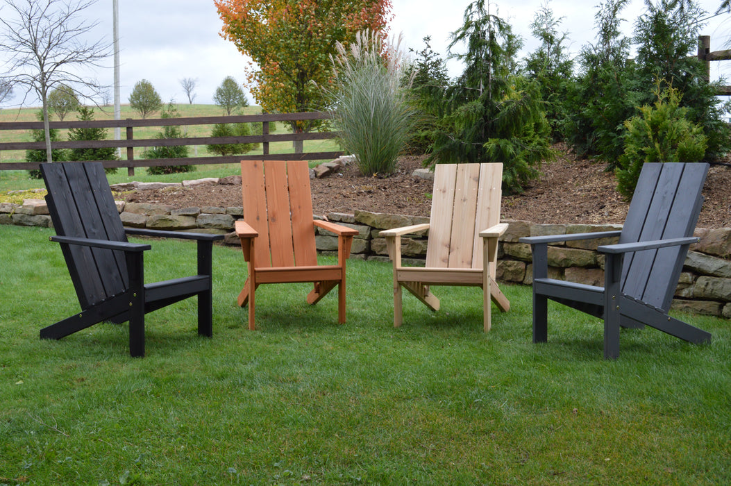 A&L Furniture Co. Amish-Made Cedar Modern Adirondack Chair