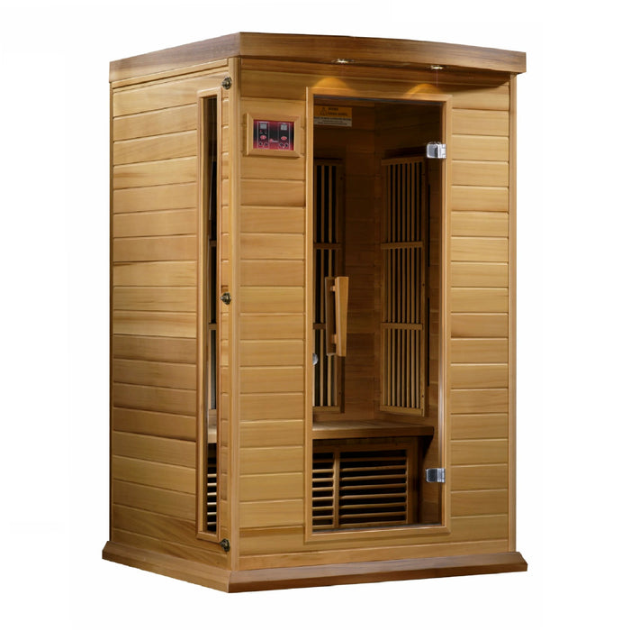 Maxxus Saunas "Cholet Edition" 2 Person Near Zero EMF FAR Infrared Sauna - Canadian Red Cedar