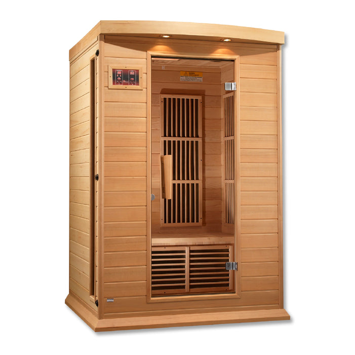 Maxxus Saunas MX-K206-01 Low EMF FAR Infrared Sauna Canadian Hemlock