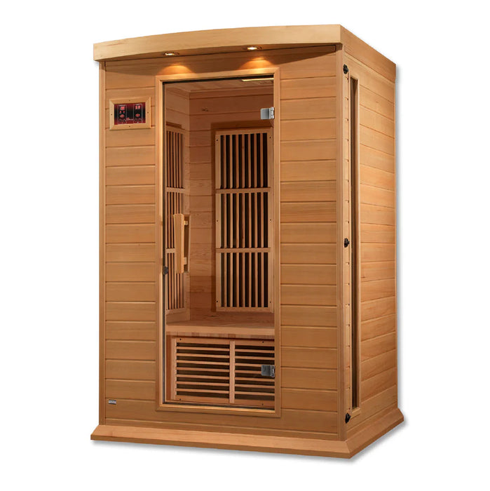 Maxxus Saunas MX-K206-01 Low EMF FAR Infrared Sauna Canadian Hemlock