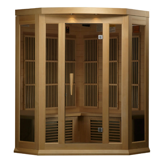 Maxxus Saunas MX-K356-01 Low EMF FAR Infrared Sauna Canadian Hemlock