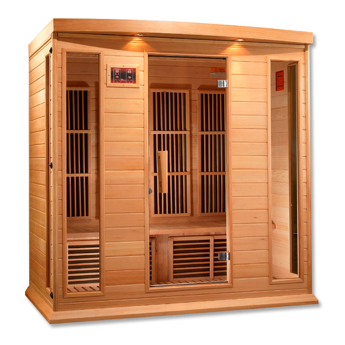 Maxxus Saunas MX-K406-01 Low EMF FAR Infrared Sauna Canadian Hemlock