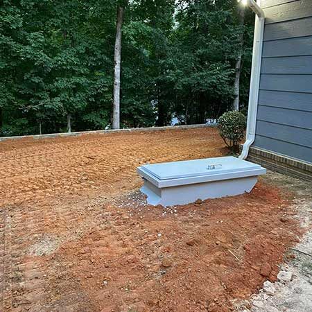 Estate Underground Tornado Shelter Outside Storm Shelter