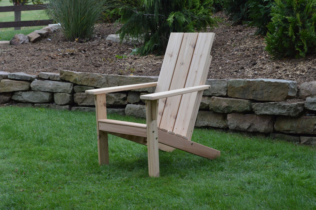 A&L Furniture Co. Amish-Made Cedar Modern Adirondack Chair